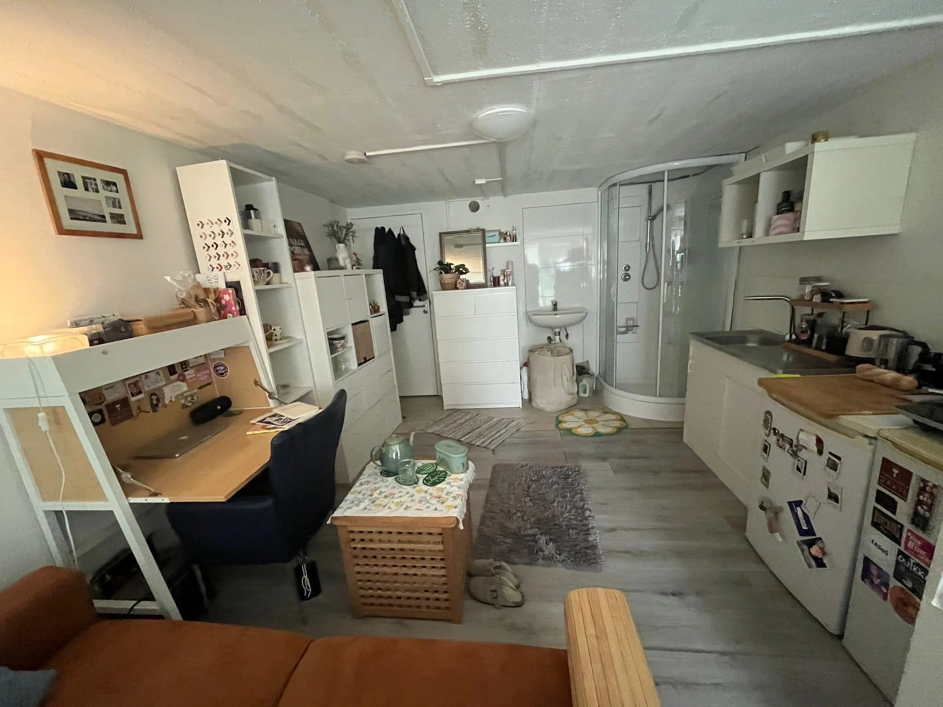 geblurde versie van de foto als achtergrond