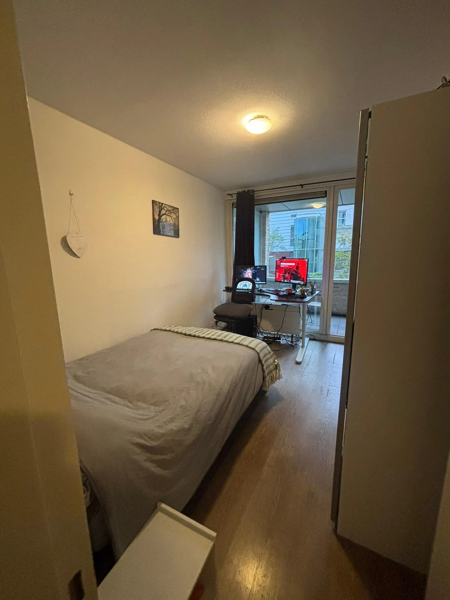 geblurde versie van de foto als achtergrond