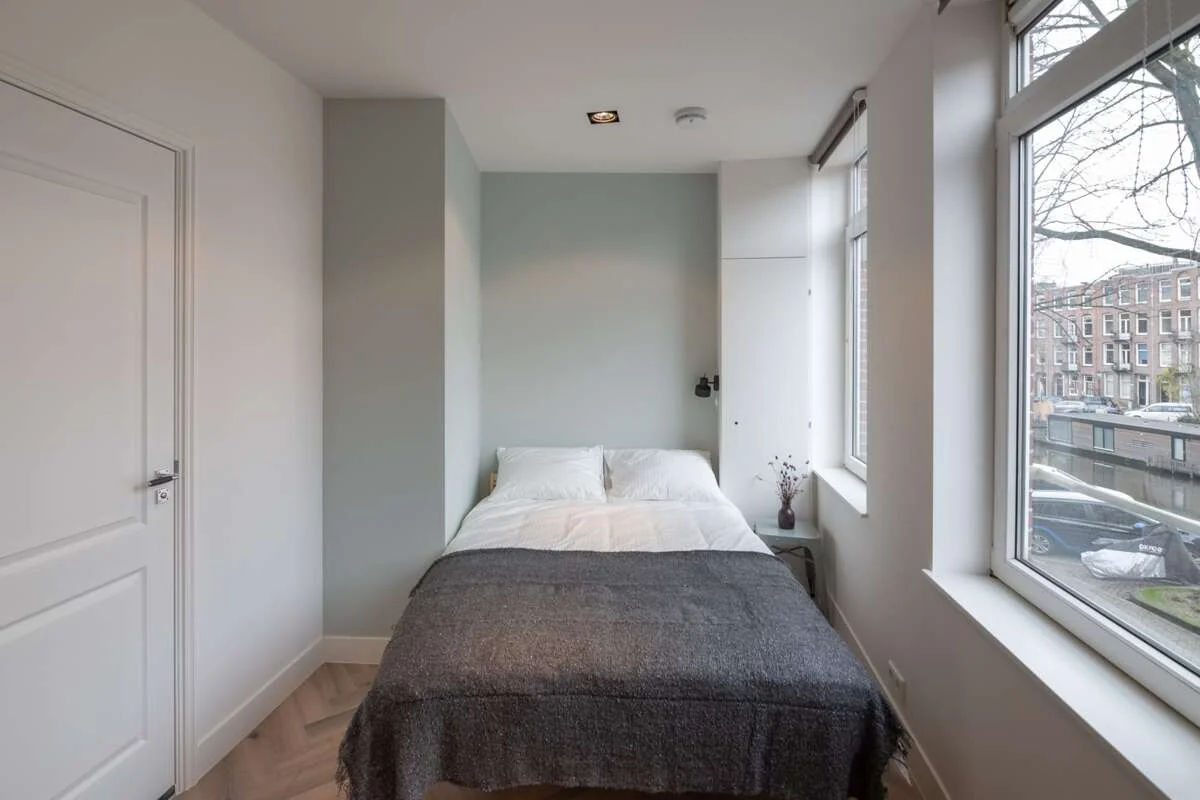 geblurde versie van de foto als achtergrond