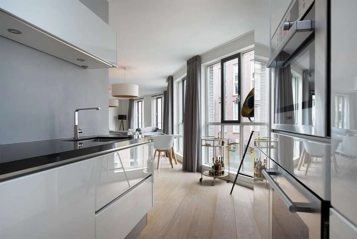 geblurde versie van de foto als achtergrond