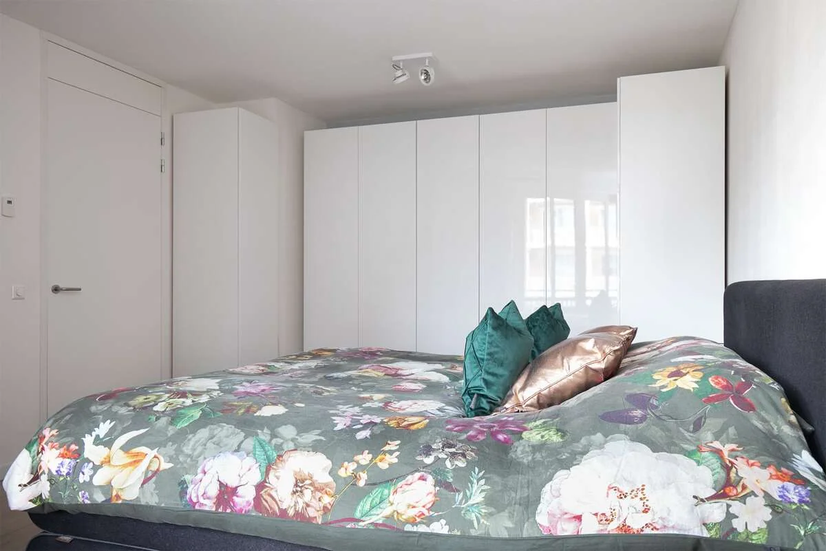 geblurde versie van de foto als achtergrond