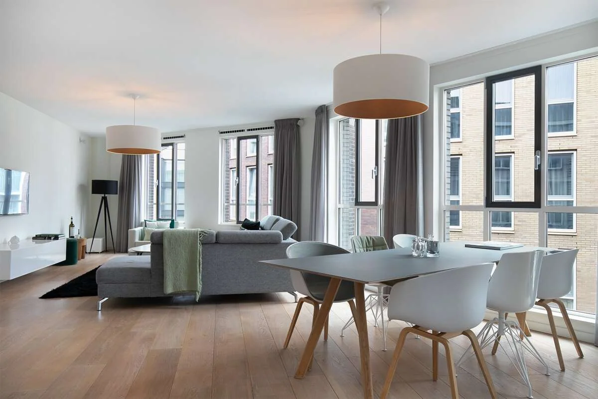 geblurde versie van de foto als achtergrond