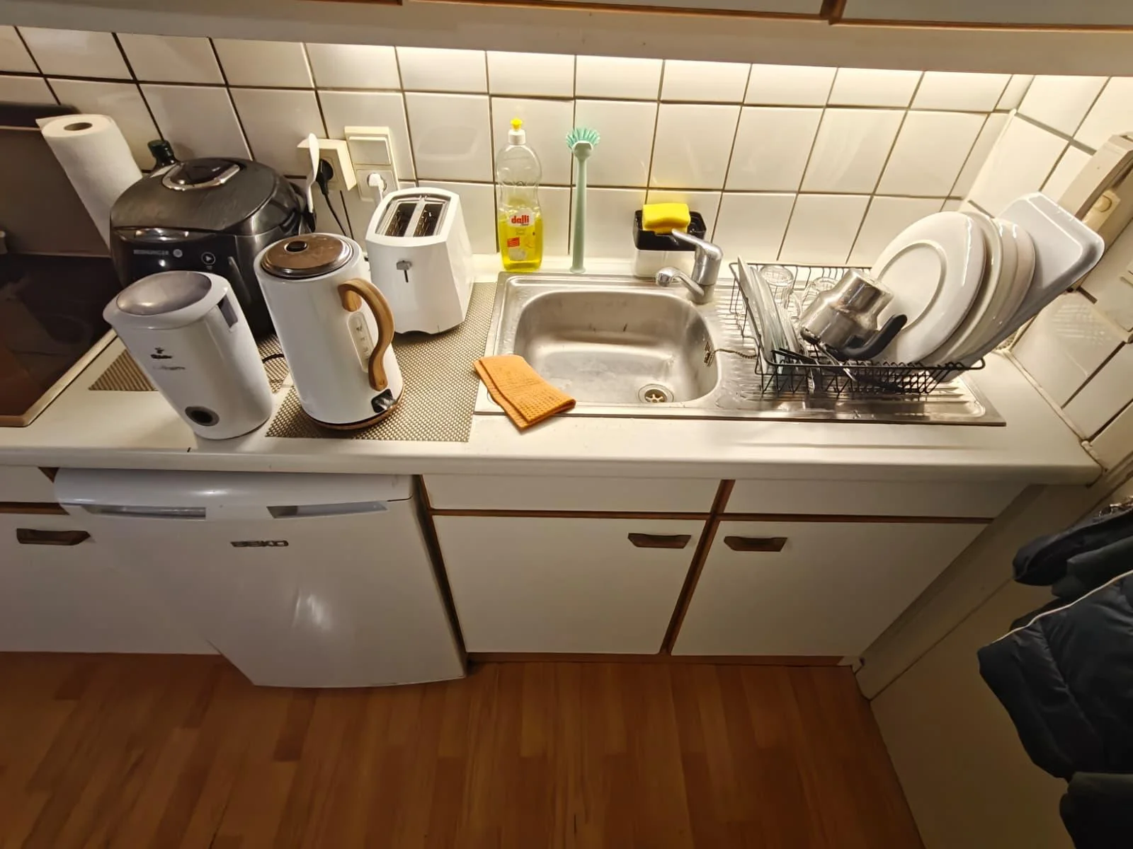 geblurde versie van de foto als achtergrond