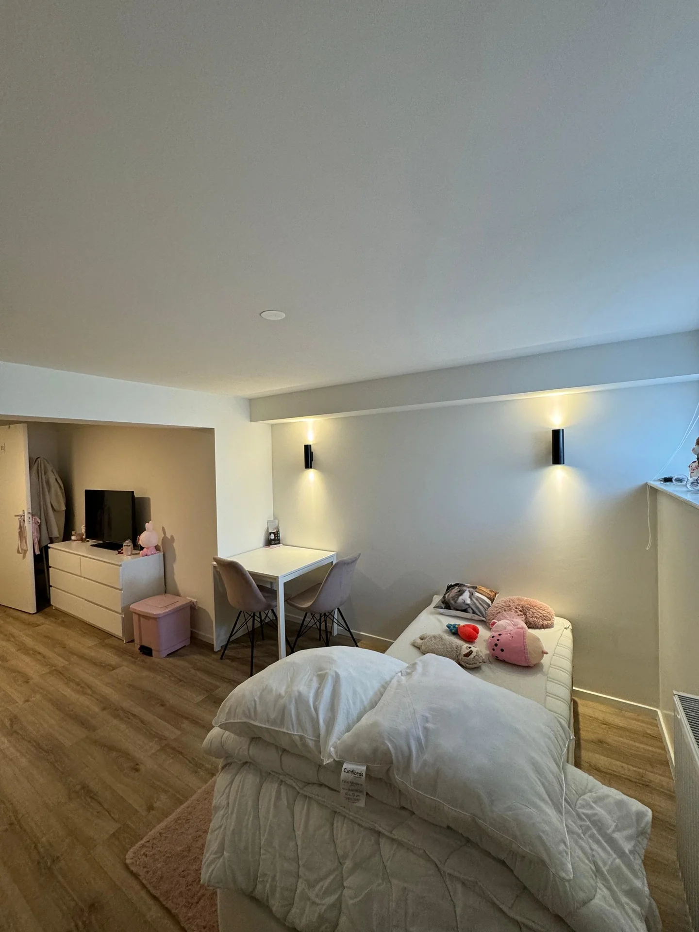 geblurde versie van de foto als achtergrond