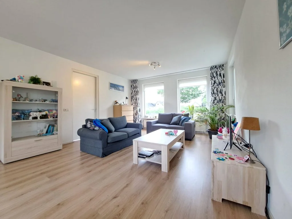 geblurde versie van de foto als achtergrond