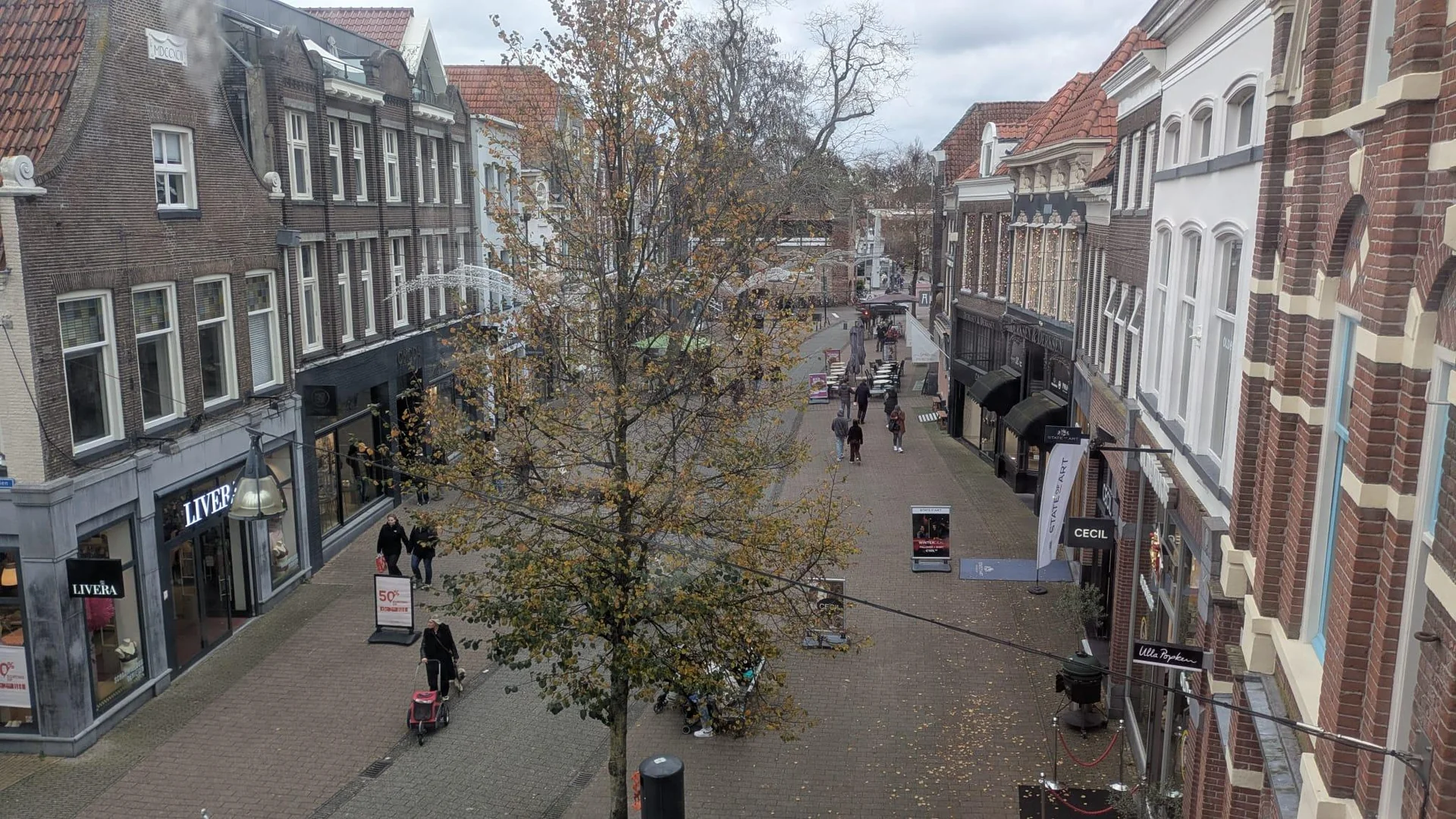 geblurde versie van de foto als achtergrond