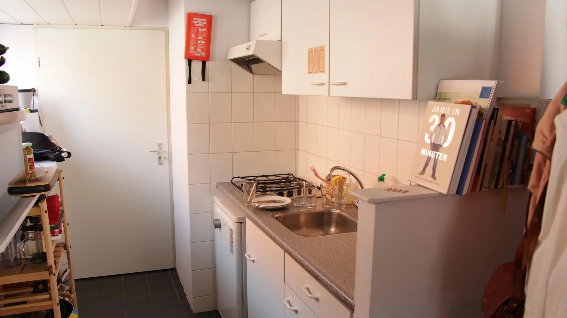 geblurde versie van de foto als achtergrond