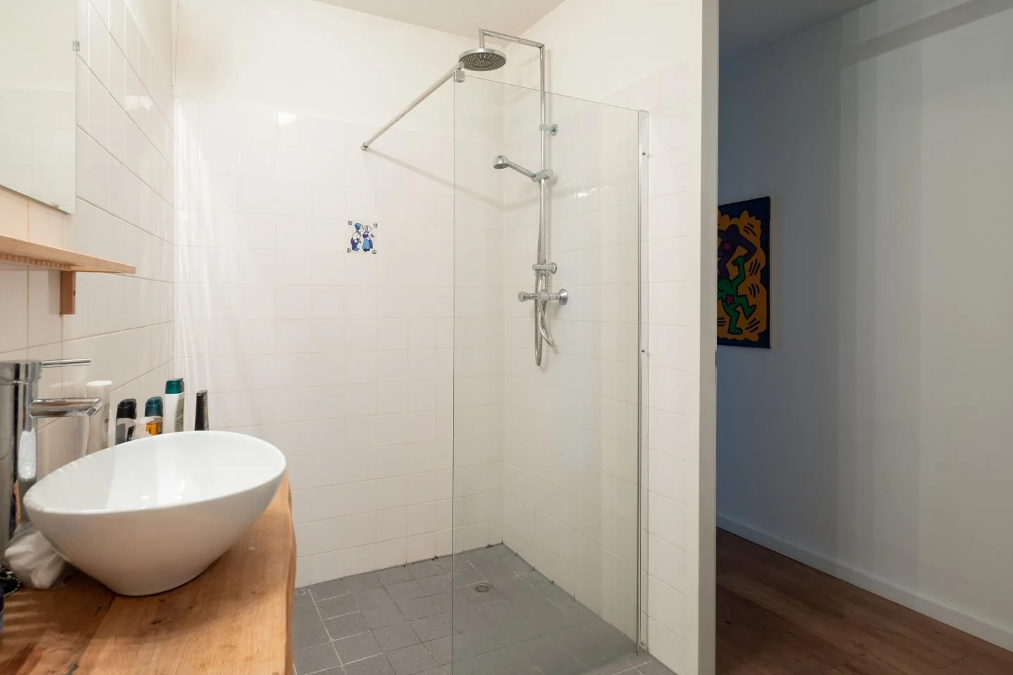 geblurde versie van de foto als achtergrond