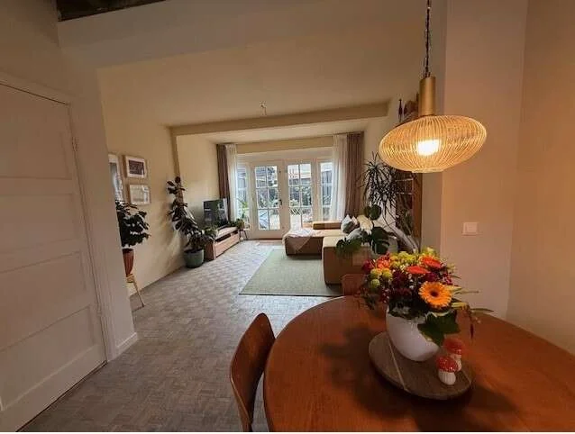 geblurde versie van de foto als achtergrond