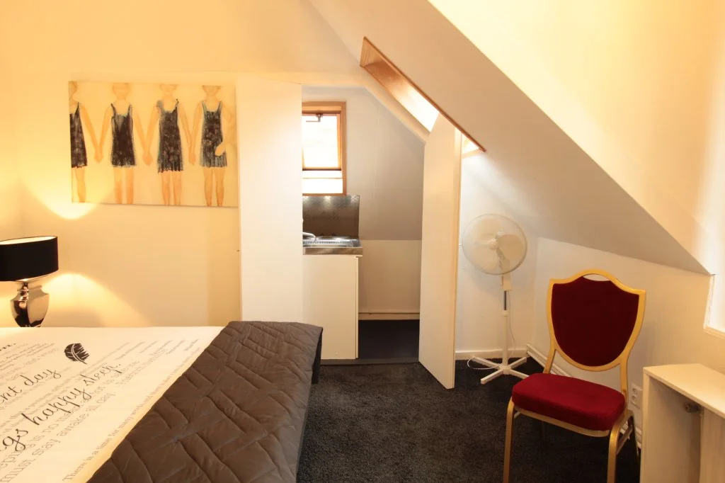 geblurde versie van de foto als achtergrond