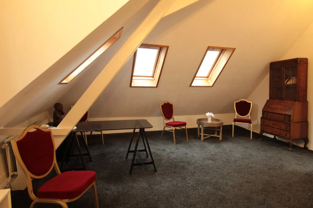 geblurde versie van de foto als achtergrond