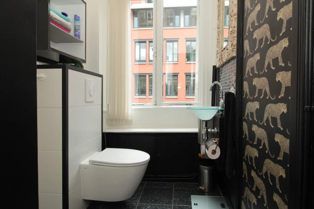 geblurde versie van de foto als achtergrond