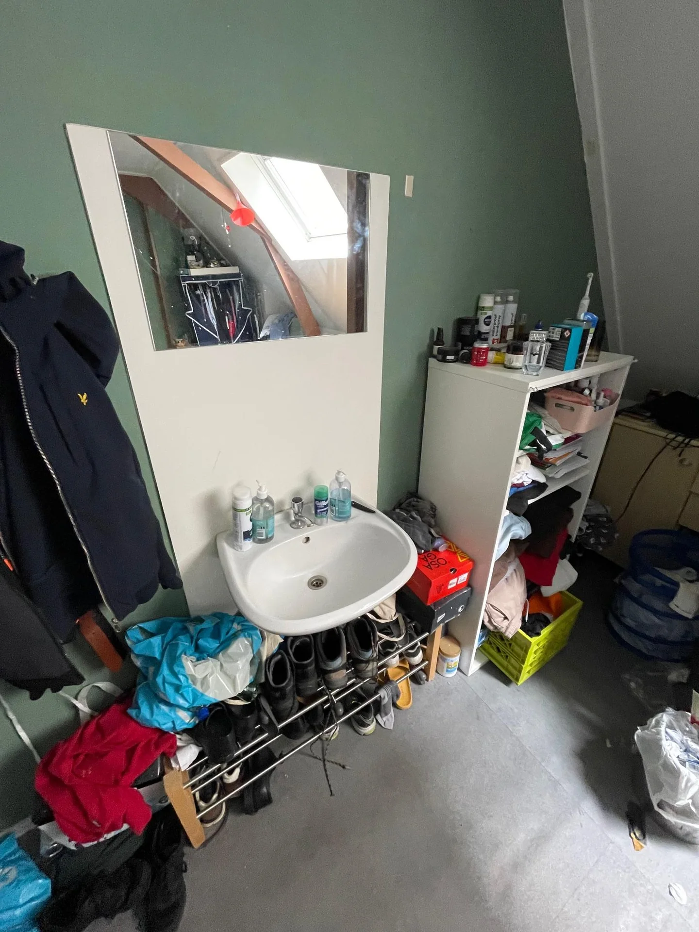 geblurde versie van de foto als achtergrond