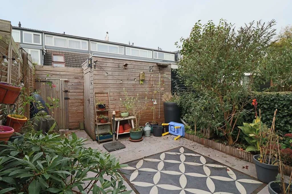 geblurde versie van de foto als achtergrond