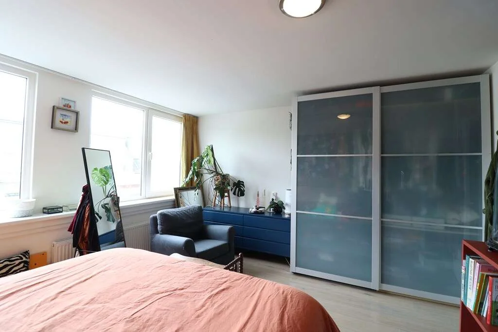 geblurde versie van de foto als achtergrond