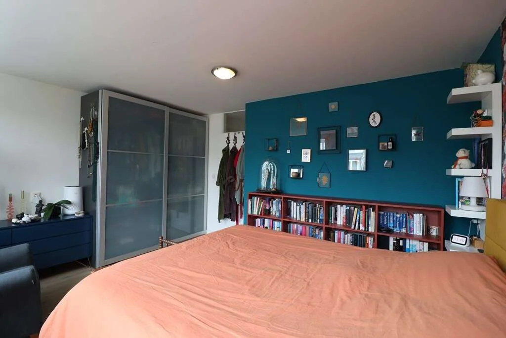 geblurde versie van de foto als achtergrond