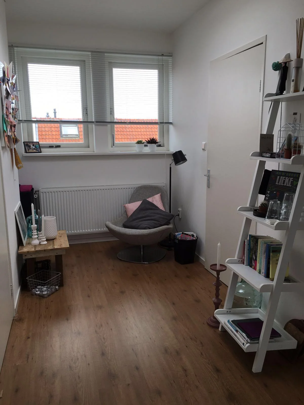 geblurde versie van de foto als achtergrond