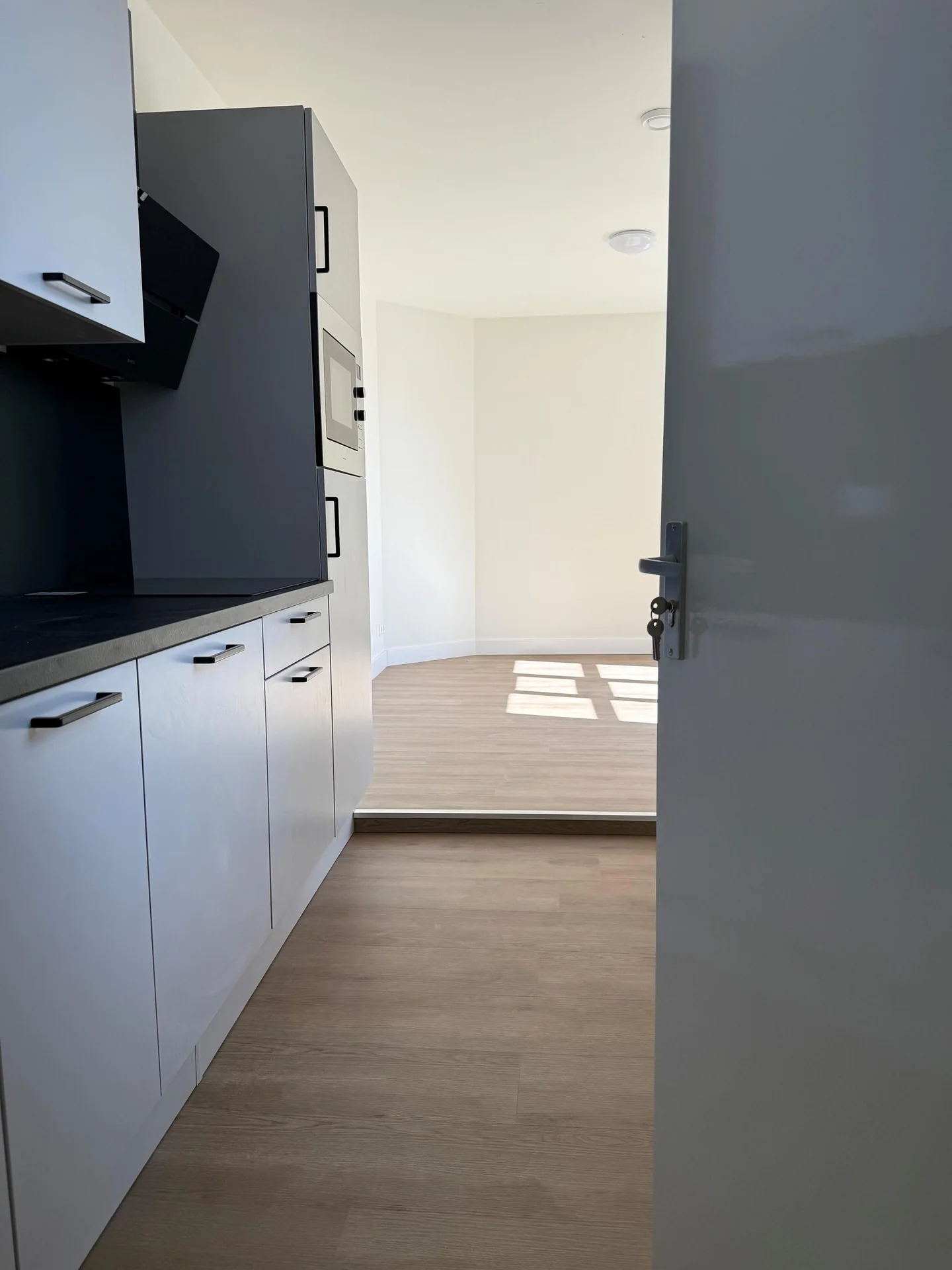 geblurde versie van de foto als achtergrond