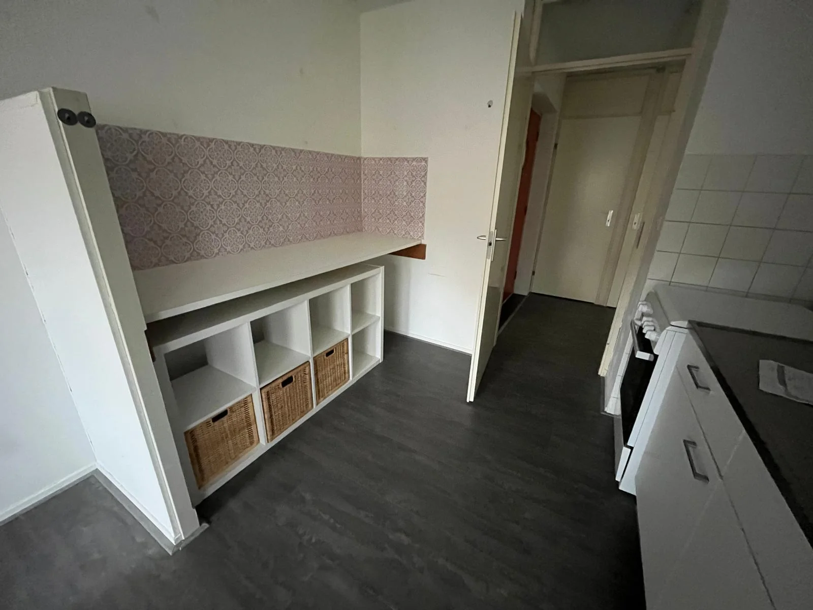 geblurde versie van de foto als achtergrond