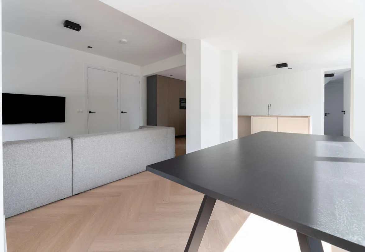 geblurde versie van de foto als achtergrond