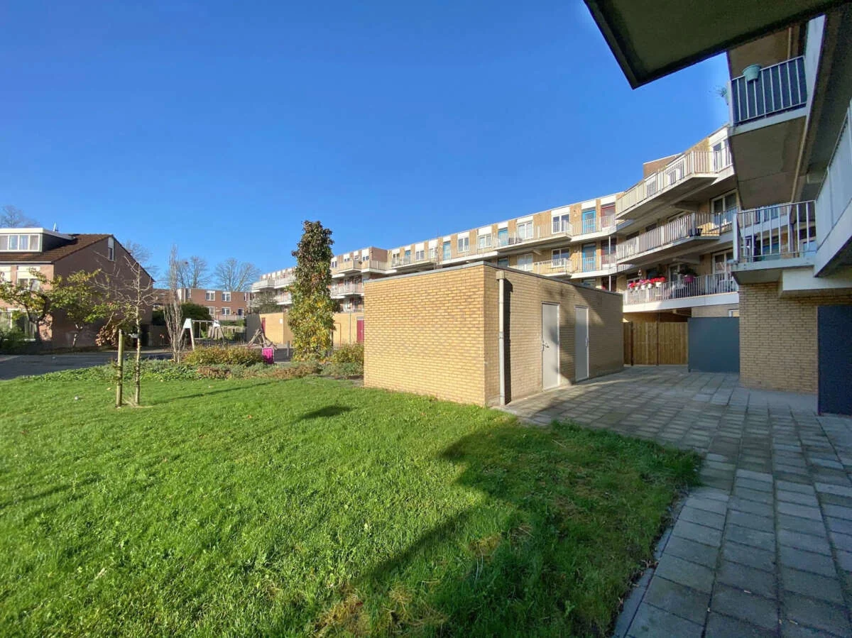 geblurde versie van de foto als achtergrond