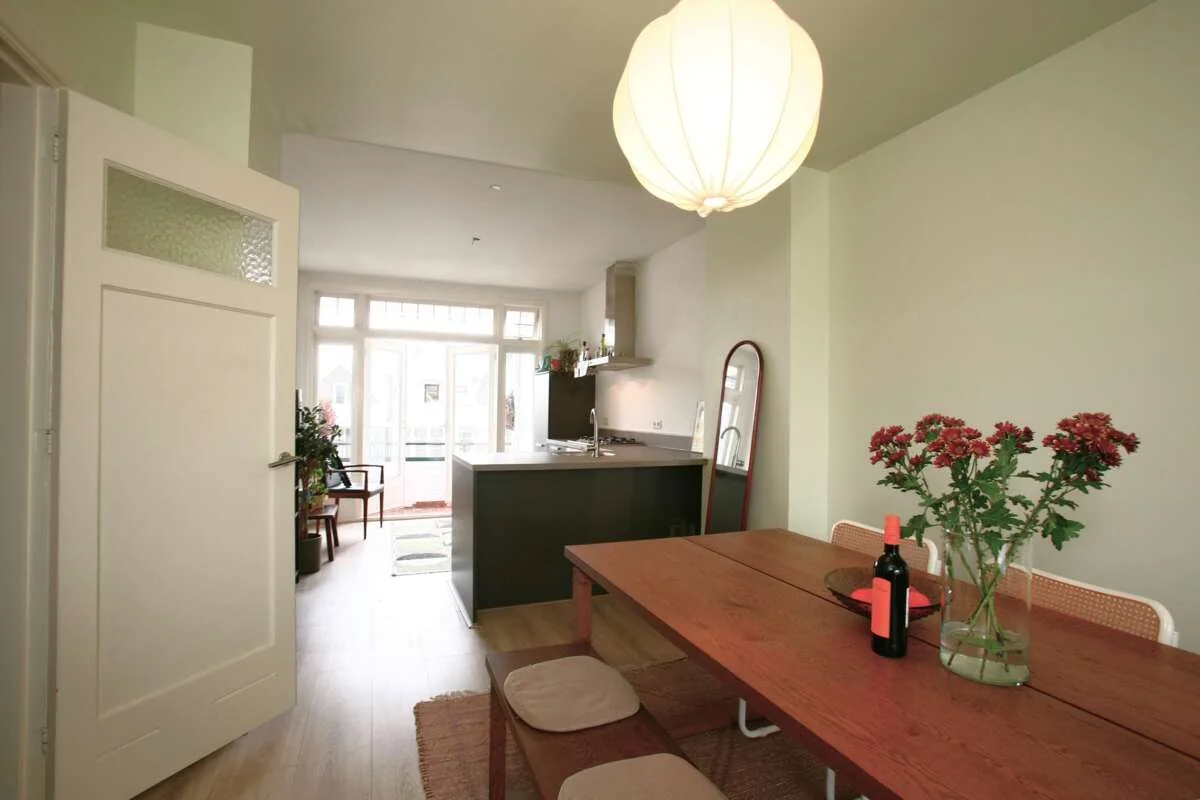 geblurde versie van de foto als achtergrond