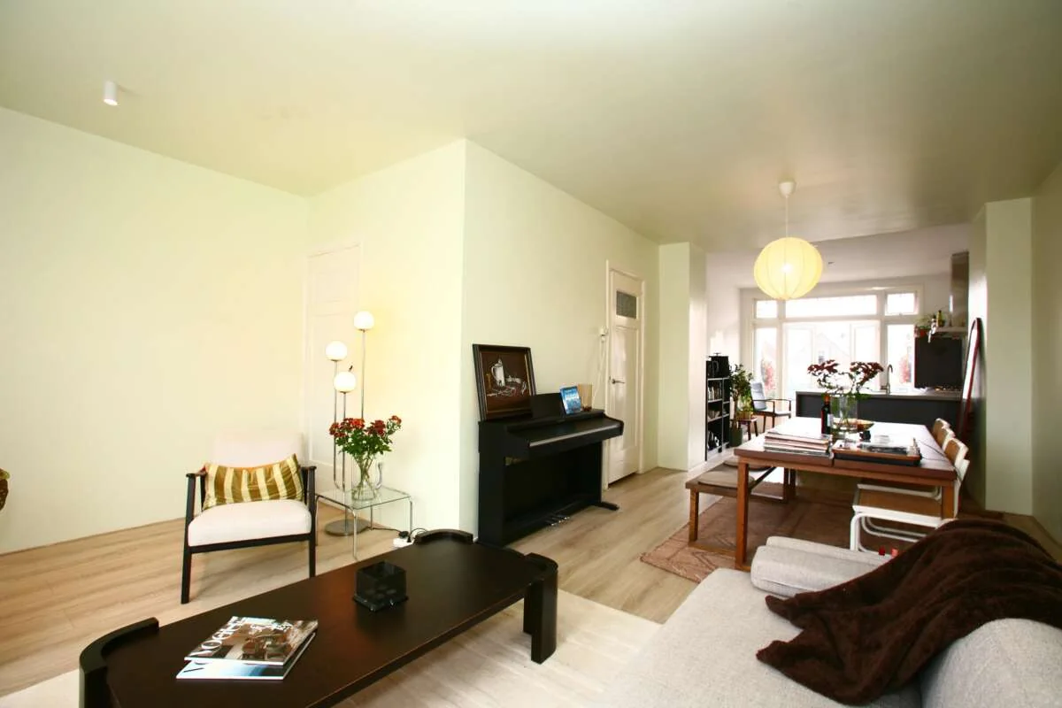 geblurde versie van de foto als achtergrond