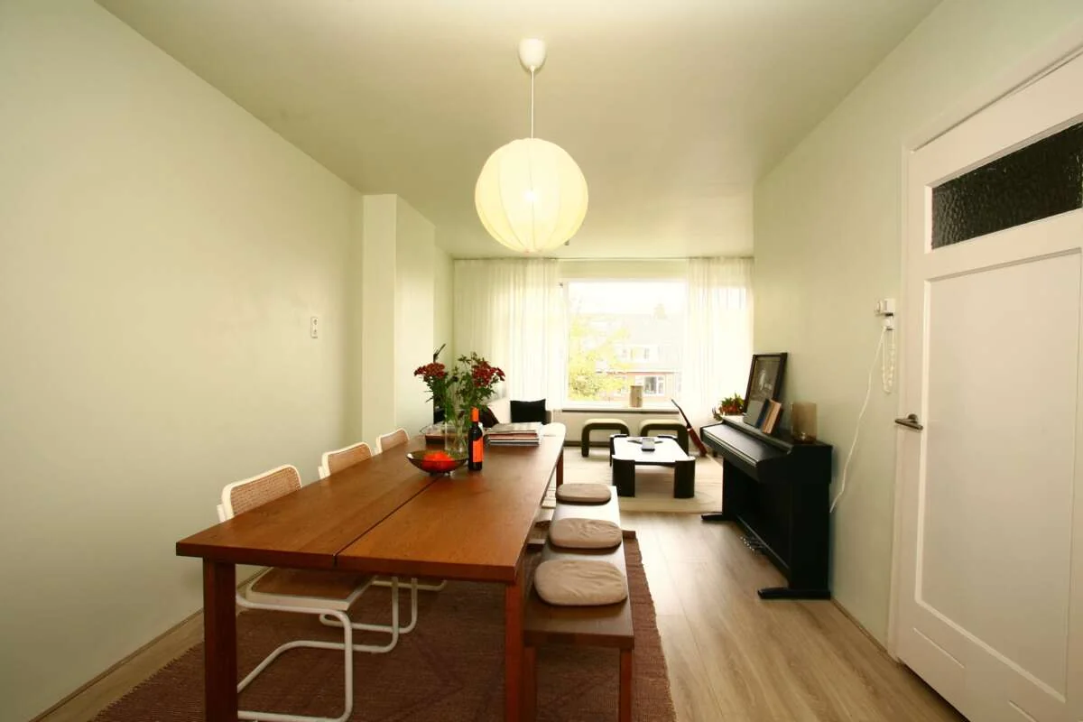 geblurde versie van de foto als achtergrond