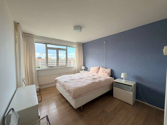 geblurde versie van de foto als achtergrond