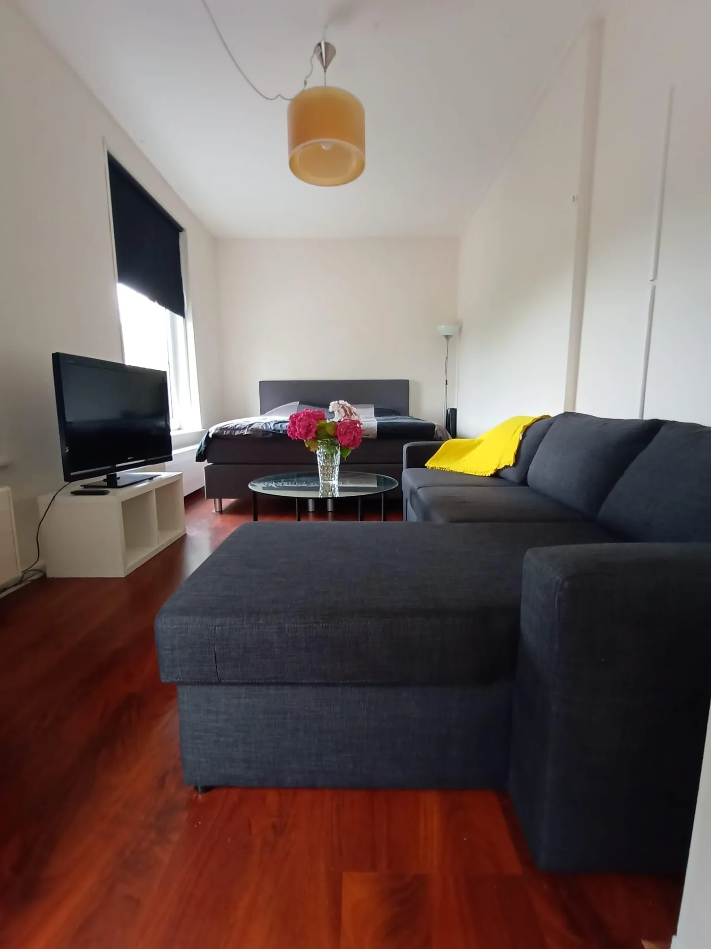 geblurde versie van de foto als achtergrond