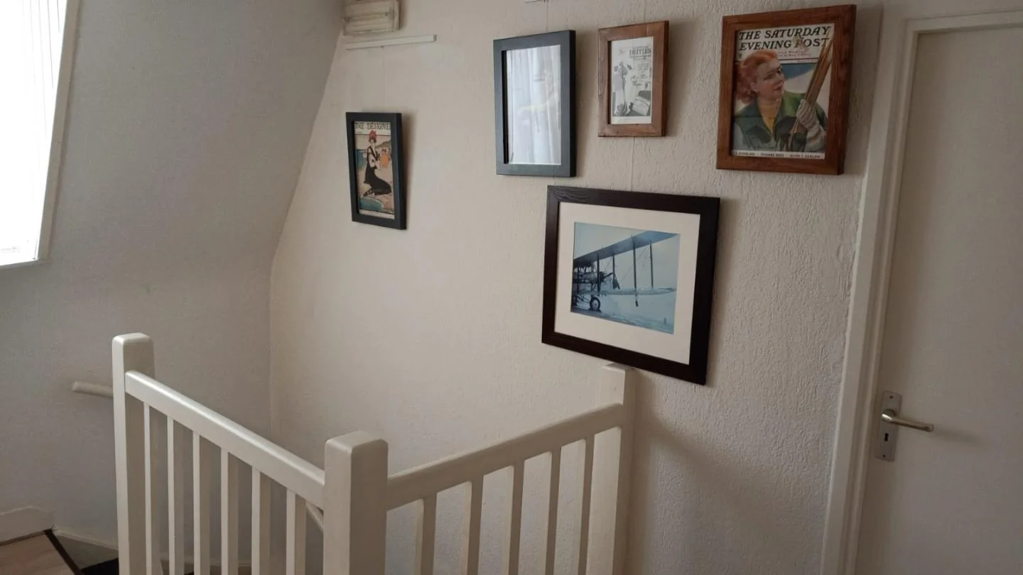 geblurde versie van de foto als achtergrond