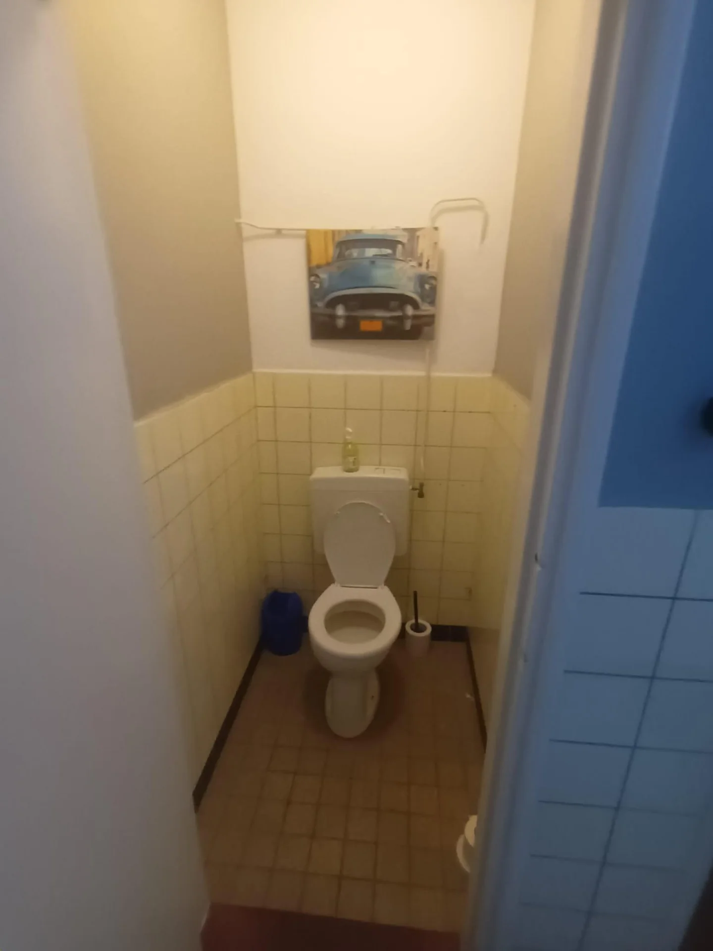 geblurde versie van de foto als achtergrond