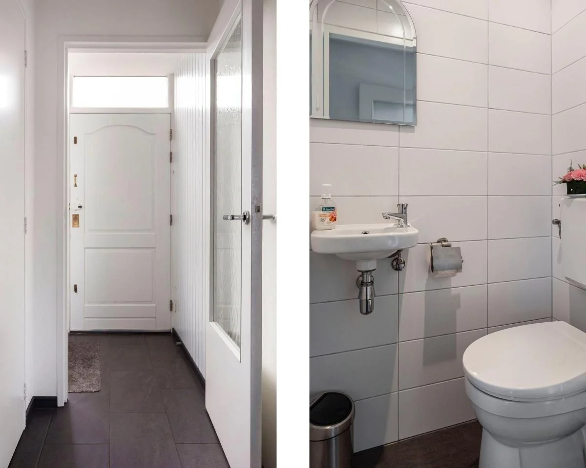 geblurde versie van de foto als achtergrond