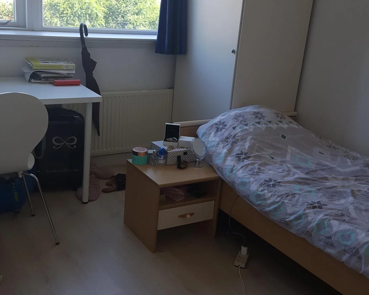 geblurde versie van de foto als achtergrond