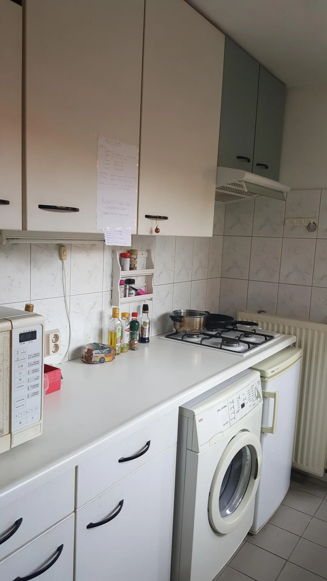 geblurde versie van de foto als achtergrond