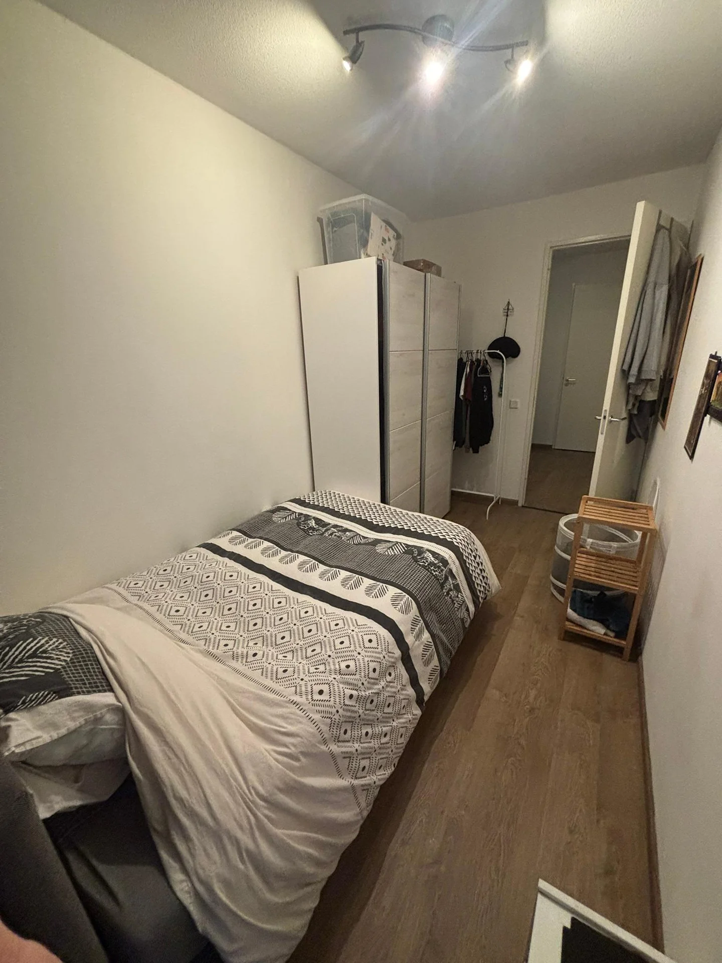 geblurde versie van de foto als achtergrond