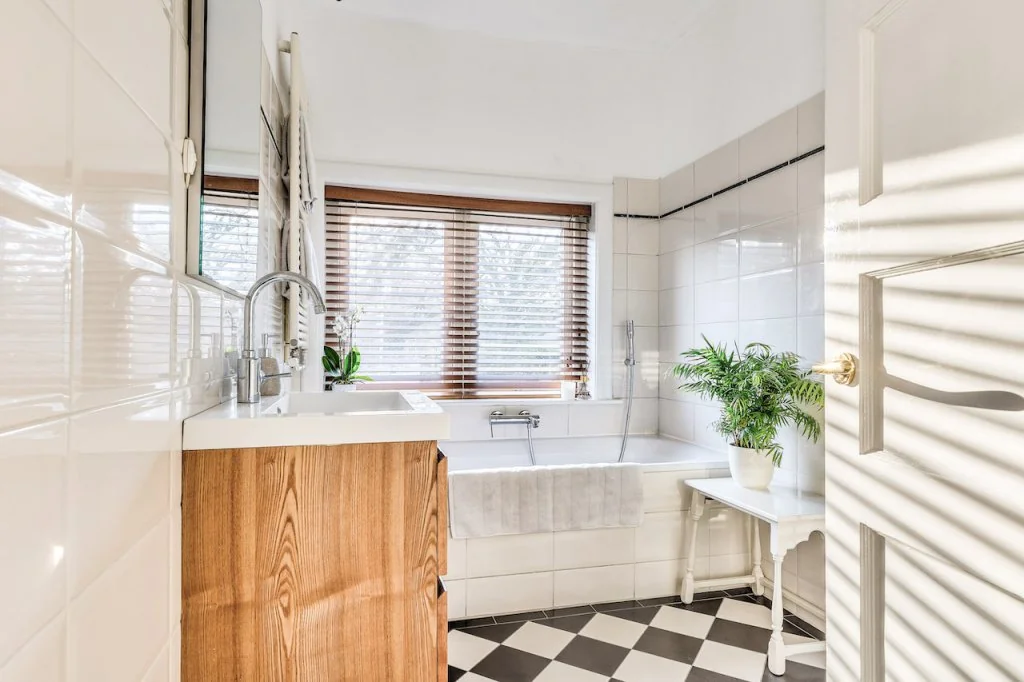 geblurde versie van de foto als achtergrond