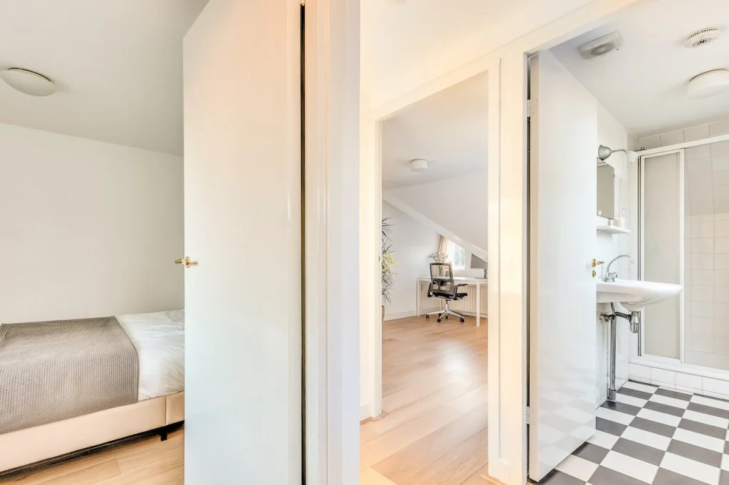 geblurde versie van de foto als achtergrond