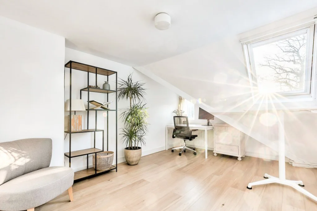 geblurde versie van de foto als achtergrond