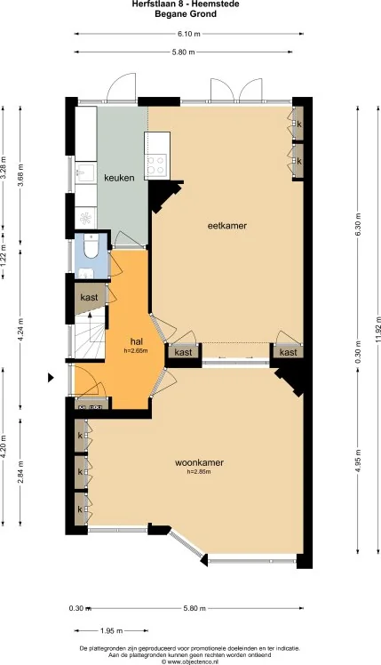 geblurde versie van de foto als achtergrond