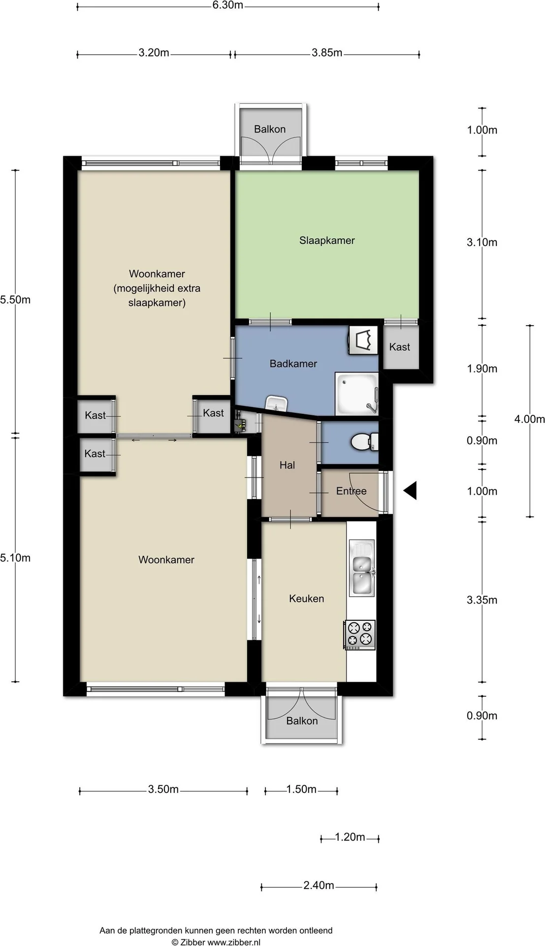 geblurde versie van de foto als achtergrond