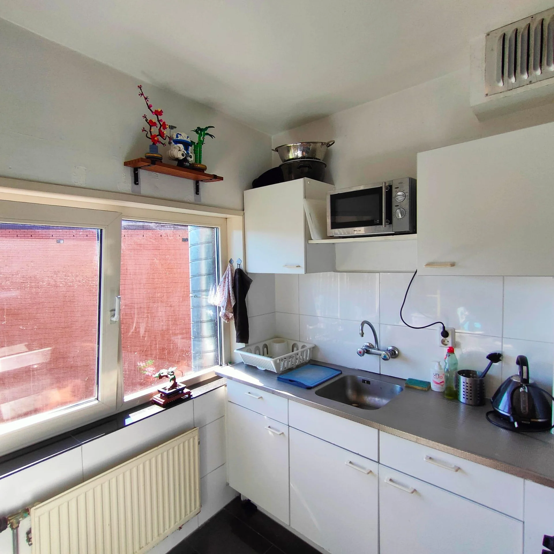 geblurde versie van de foto als achtergrond