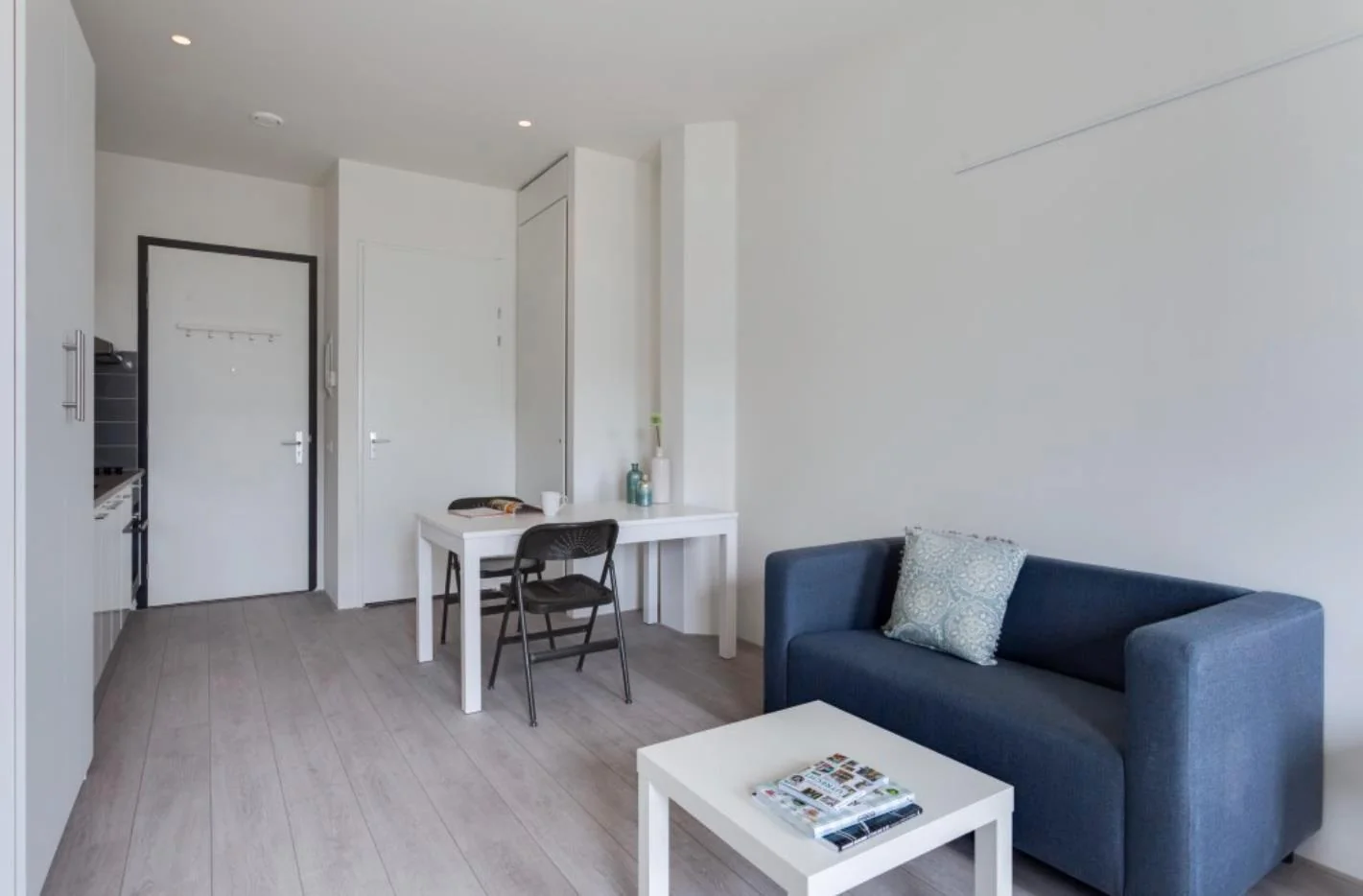 geblurde versie van de foto als achtergrond