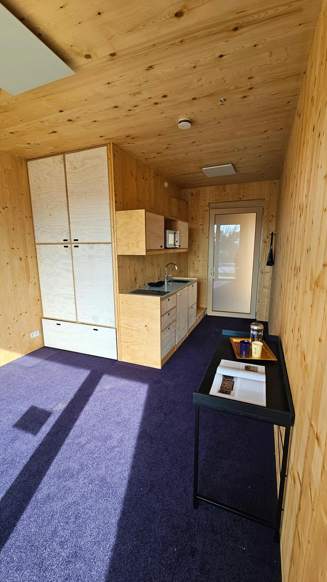 geblurde versie van de foto als achtergrond