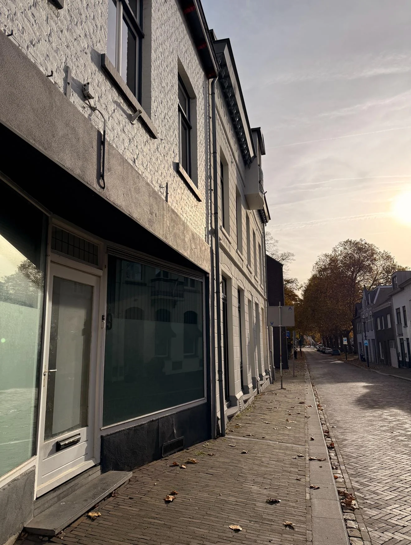 geblurde versie van de foto als achtergrond