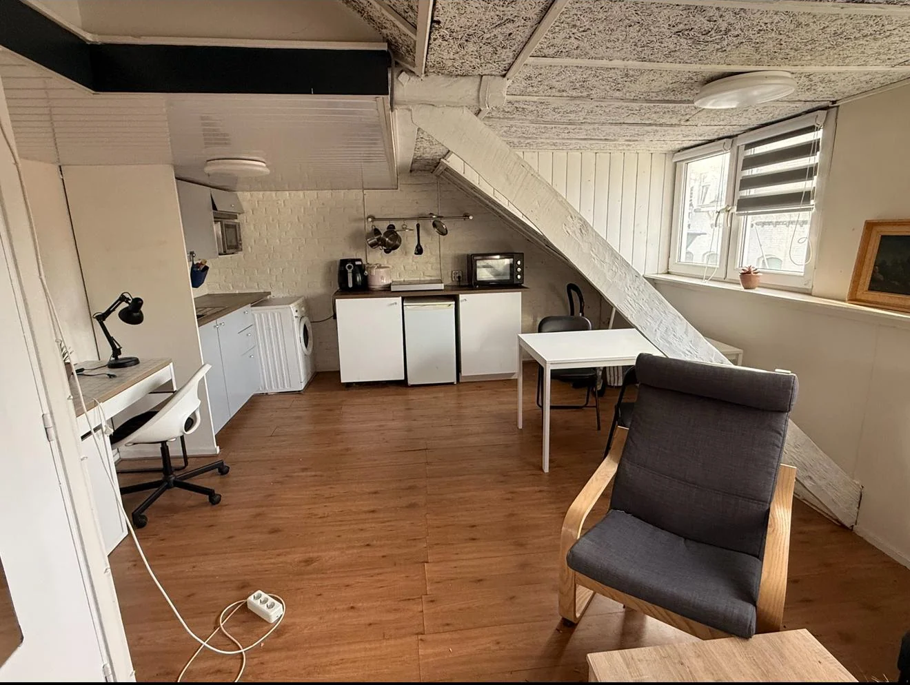 geblurde versie van de foto als achtergrond