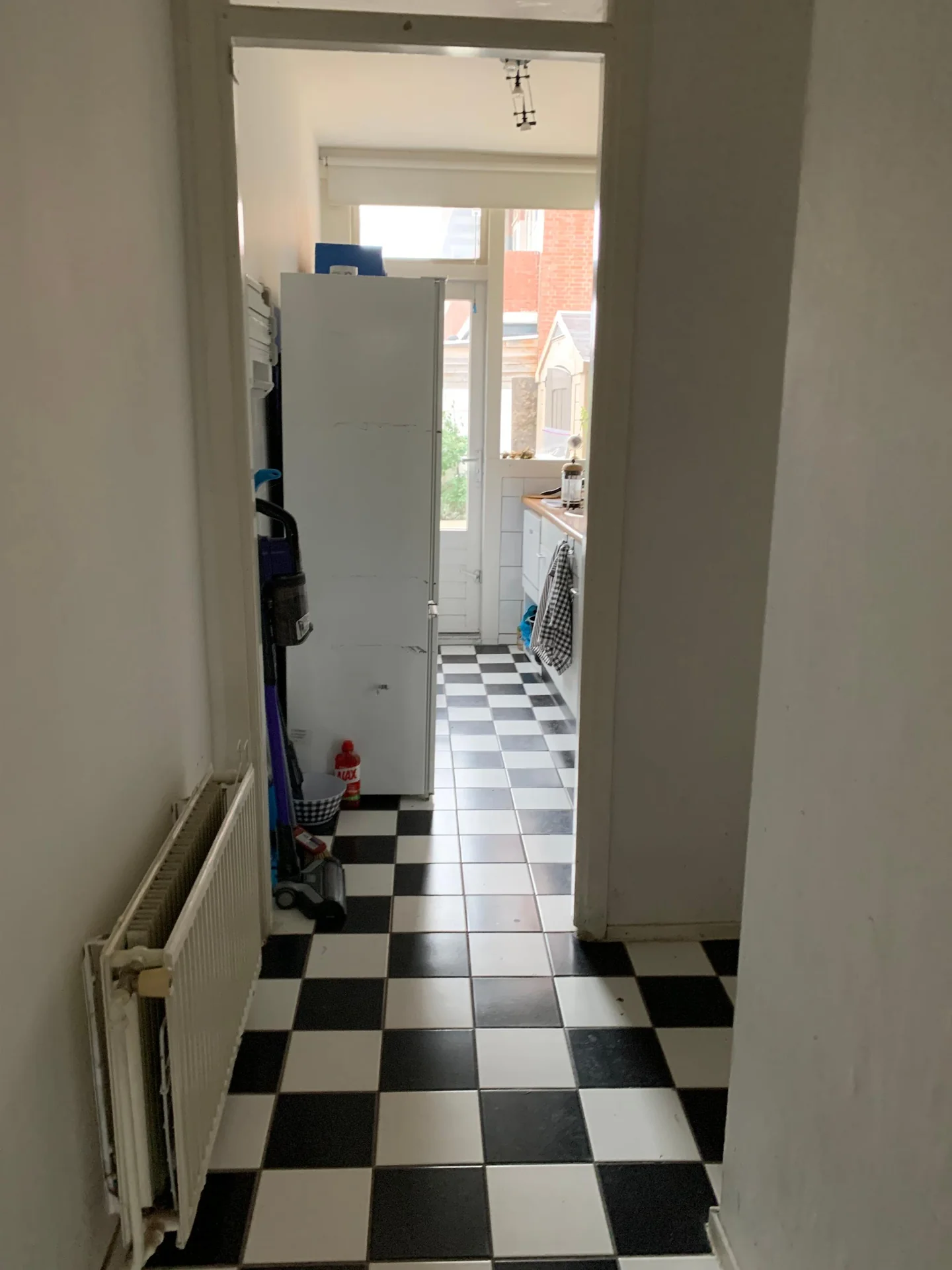 geblurde versie van de foto als achtergrond