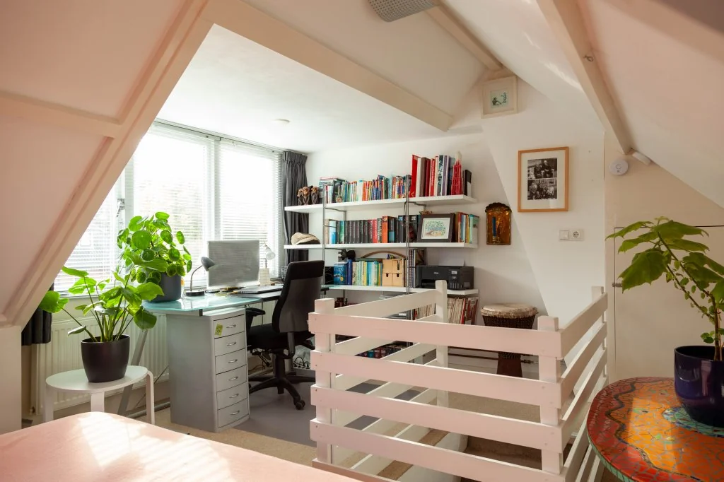 geblurde versie van de foto als achtergrond