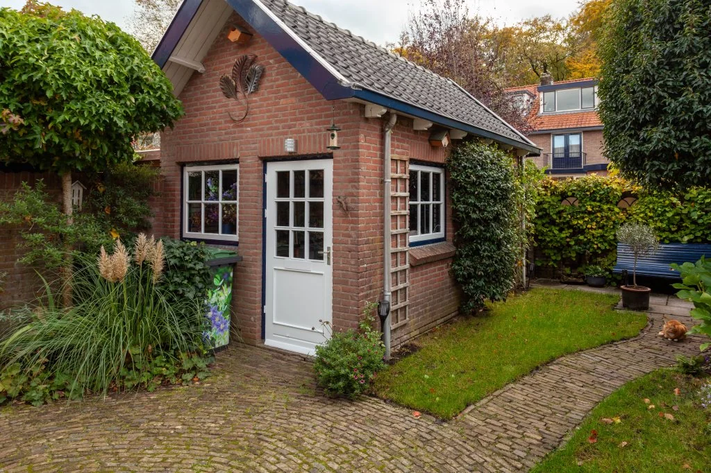 geblurde versie van de foto als achtergrond