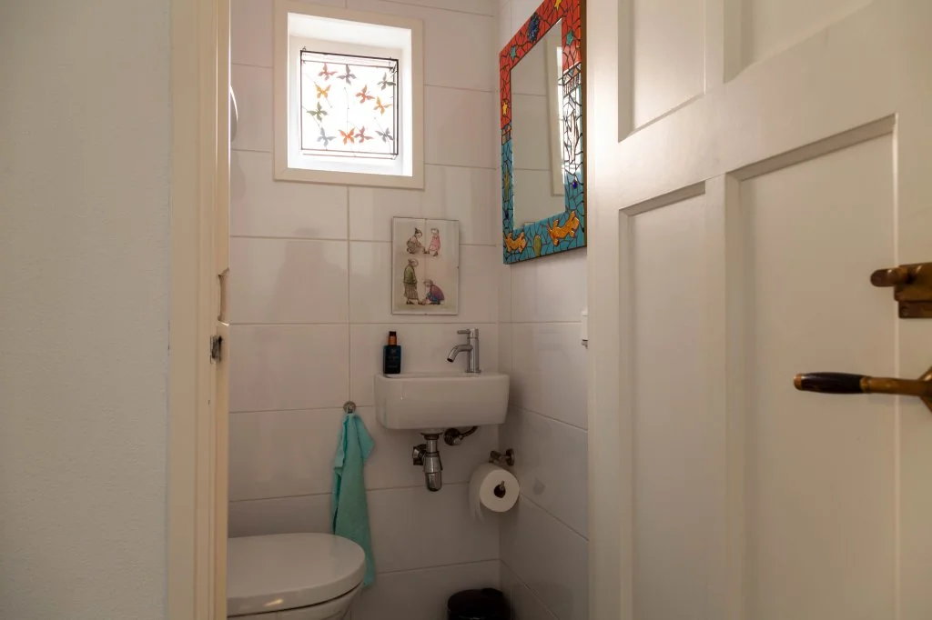 geblurde versie van de foto als achtergrond